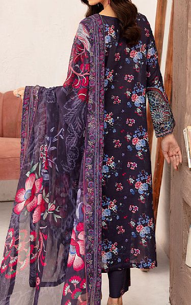 Ramsha Indigo Lawn Suit | Pakistani Lawn Dress in USA- Image 2
