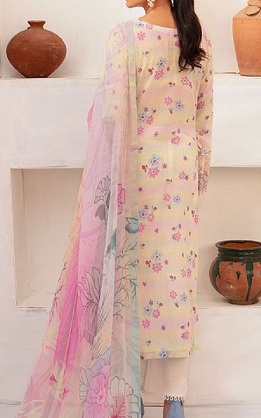Ramsha Ivory Lawn Suit | Pakistani Lawn Dress in USA- Image 2