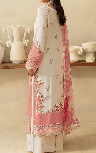Ramsha White Viscose Suit | Pakistani Winter Dresses in USA- Image 2