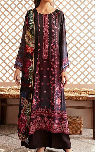 Ramsha English Walnut Viscose Suit | Pakistani Winter Dresses in USA- Image 1