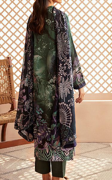 Ramsha Asparagus Green Viscose Suit | Pakistani Winter Dresses in USA- Image 2