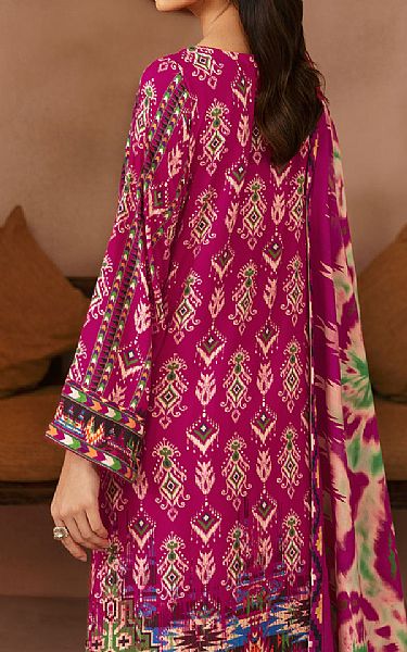 Ramsha Hot Pink Viscose Suit | Pakistani Winter Dresses in USA- Image 2