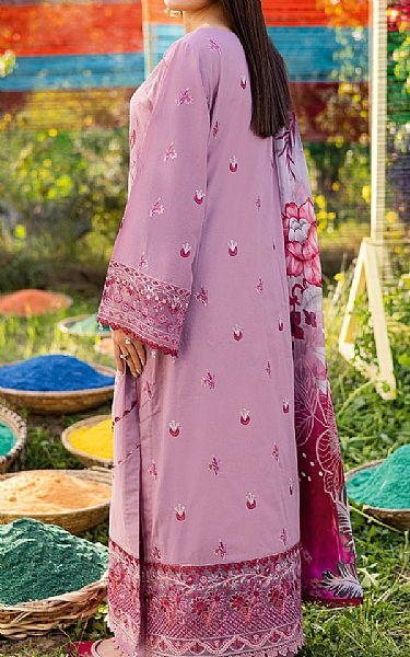 Ramsha Light Mauve Lawn Suit | Pakistani Lawn Dress in USA- Image 2