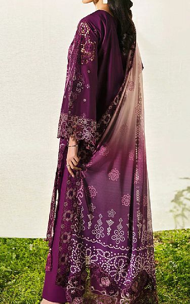 Ramsha Egg Plant Lawn Suit | Pakistani Lawn Dress in USA- Image 2