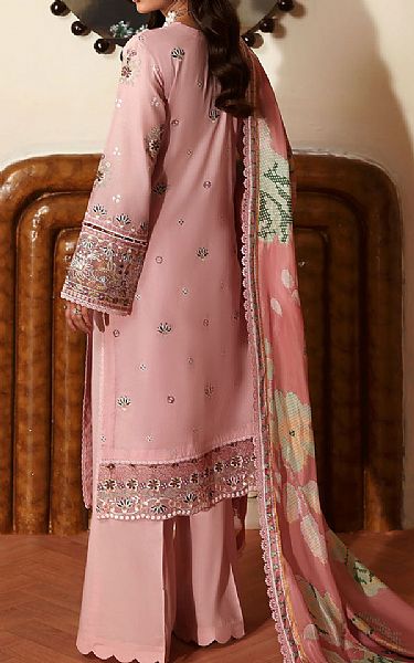 Ramsha Pink Lawn Suit | Pakistani Lawn Dress in USA- Image 2