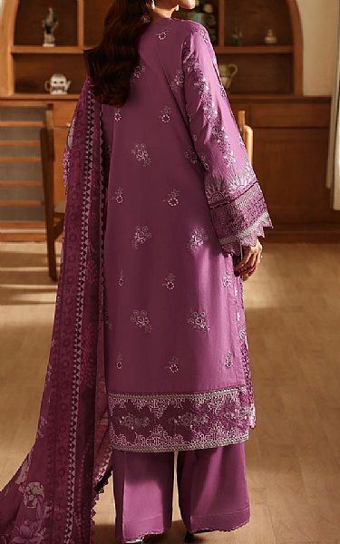 Ramsha Purple Lawn Suit | Pakistani Lawn Dress in USA- Image 2