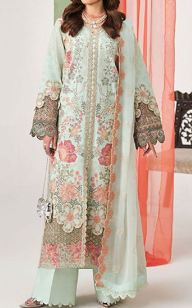 Ramsha Mint Green Lawn Suit | Pakistani Lawn Dress in USA- Image 1