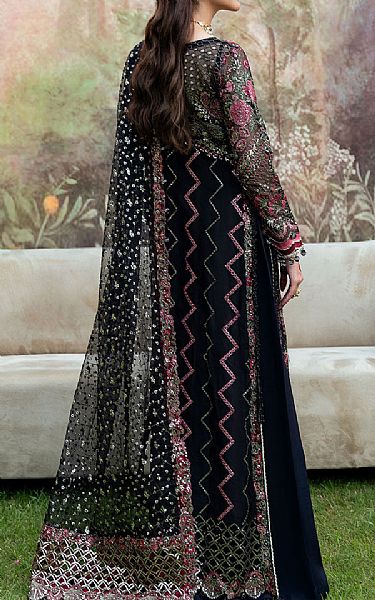 Ramsha Black Organza Suit | Pakistani Embroidered Chiffon Dresses USA- Image 2