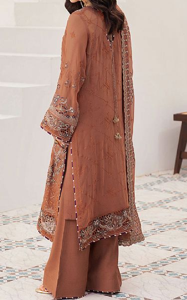 Ramsha Apple Blossom Chiffon Suit | Pakistani Embroidered Chiffon Dresses USA- Image 2