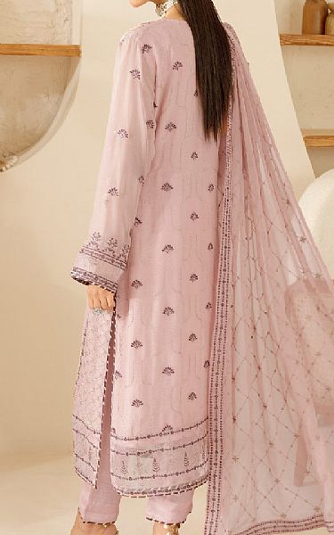 Ramsha Cavern Pink Chiffon Suit | Pakistani Embroidered Chiffon Dresses USA- Image 2