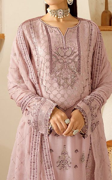 Ramsha Cavern Pink Chiffon Suit | Pakistani Embroidered Chiffon Dresses USA- Image 3