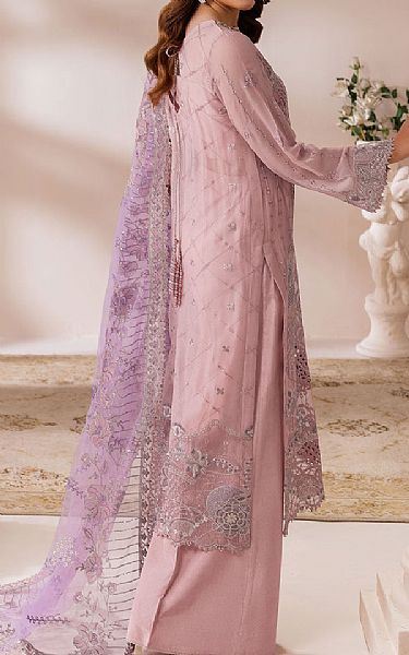 Ramsha Lilac Chiffon Suit | Pakistani Embroidered Chiffon Dresses USA- Image 2