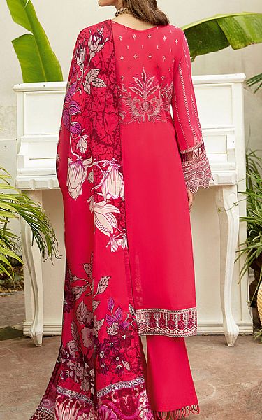 Ramsha Crimson Lawn Suit | Pakistani Lawn Suits- Image 2