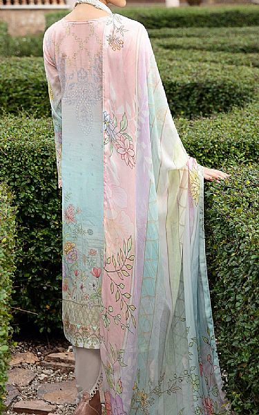 Ramsha Pale Aqua Lawn Suit | Pakistani Lawn Suits- Image 2