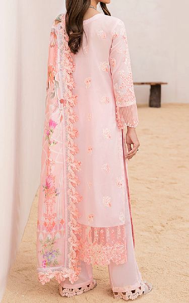 Ramsha Baby Pink Lawn Suit | Pakistani Lawn Suits- Image 2
