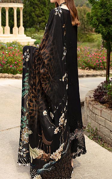 Ramsha Black Lawn Suit | Pakistani Lawn Suits- Image 2