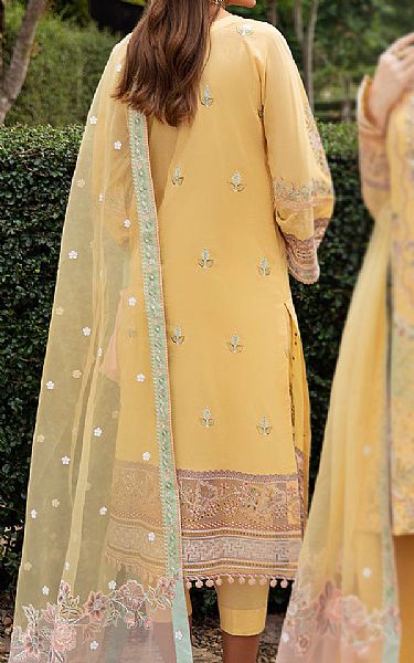 Ramsha Yellow Lawn Suit | Pakistani Lawn Suits- Image 2