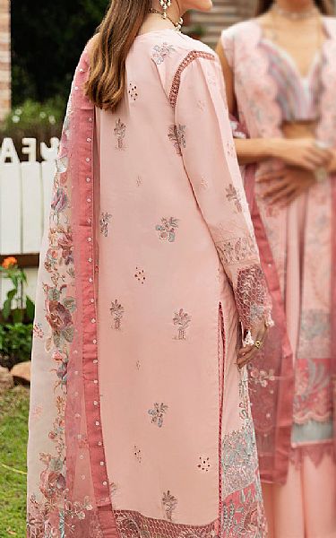Ramsha Pink Lawn Suit | Pakistani Lawn Suits- Image 2