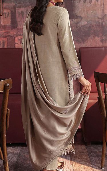 Rang Rasiya Off-white Khaddar Suit | Pakistani Winter Dresses- Image 2