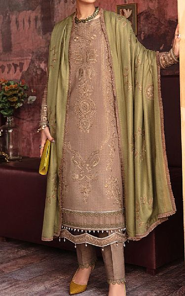Rang Rasiya Beige Khaddar Suit | Pakistani Winter Dresses- Image 1