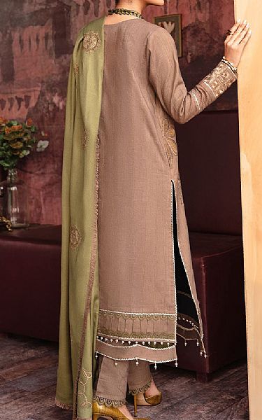 Rang Rasiya Beige Khaddar Suit | Pakistani Winter Dresses- Image 2
