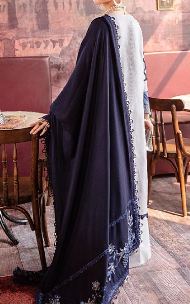 Rang Rasiya Grey Linen Suit | Pakistani Winter Dresses- Image 2
