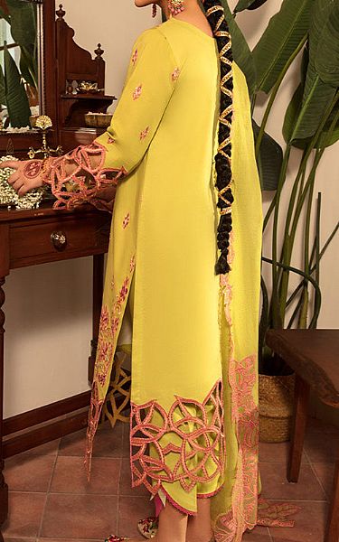 Rang Rasiya Golden Yellow Lawn Suit | Pakistani Dresses in USA- Image 2