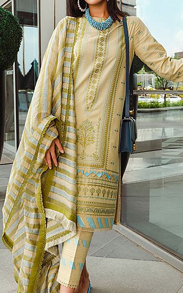 Rang Rasiya Cream Karandi Suit | Pakistani Winter Dresses- Image 1