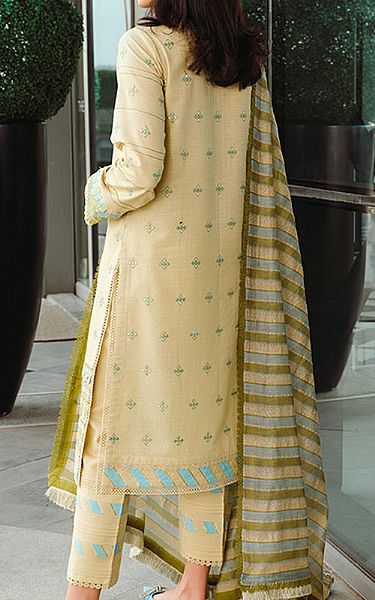 Rang Rasiya Cream Karandi Suit | Pakistani Winter Dresses- Image 2