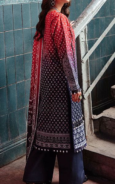 Rang Rasiya Red/Black Khaddar Suit | Pakistani Winter Dresses- Image 2
