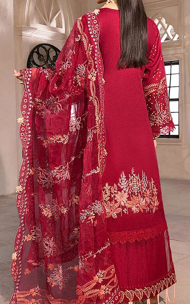 Rang Rasiya Crimson Lawn Suit | Pakistani Dresses in USA- Image 2