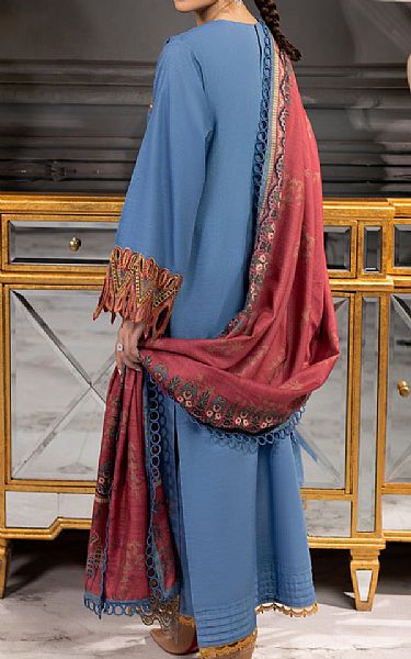 Rang Rasiya Light Blue Khaddar Suit | Pakistani Winter Dresses- Image 2