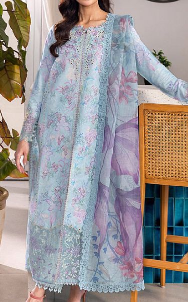 Rang Rasiya Light Blue Lawn Suit | Pakistani Lawn Dress in USA- Image 1