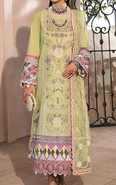 Rang Rasiya Lime Green Lawn Suit | Pakistani Dresses in USA- Image 1