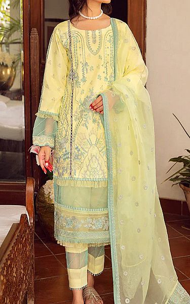 Rang Rasiya Lemon Lawn Suit | Pakistani Dresses in USA- Image 1