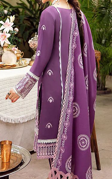 Rang Rasiya Plum Lawn Suit | Pakistani Dresses in USA- Image 2