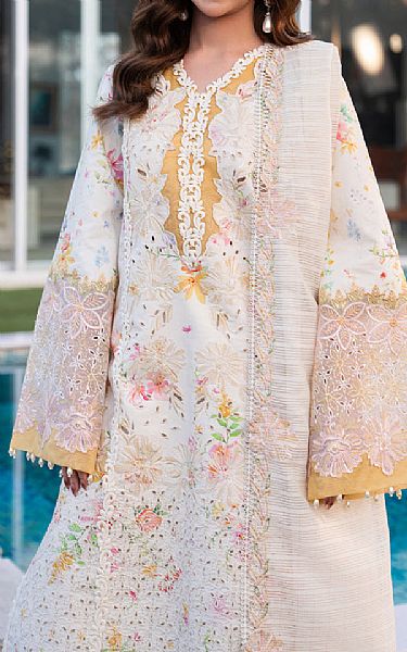 Rang Rasiya White Lawn Suit | Pakistani Lawn Dress in USA- Image 2
