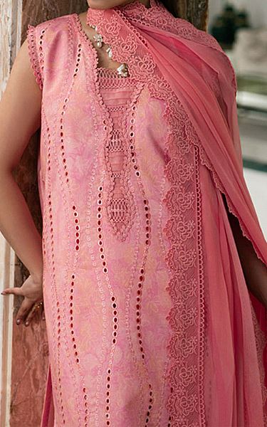 Rang Rasiya Rose Pink Lawn Suit | Pakistani Lawn Dress in USA- Image 2