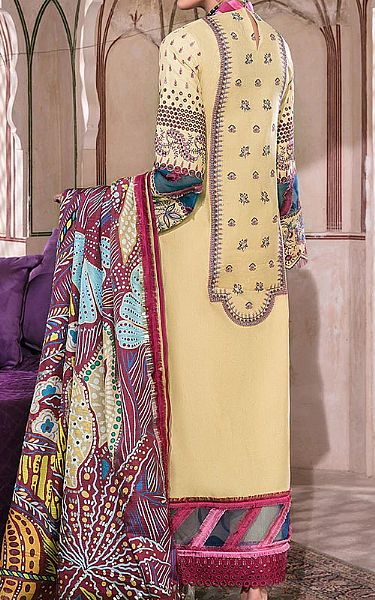 Rang Rasiya Cream Lawn Suit | Pakistani Dresses in USA- Image 2
