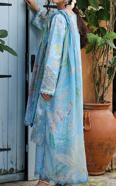 Rang Rasiya Baby Blue Lawn Suit | Pakistani Lawn Dress in USA- Image 2
