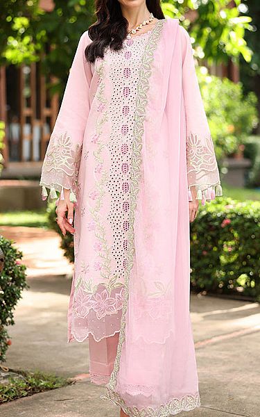 Rang Rasiya Baby Pink Lawn Suit | Pakistani Lawn Dress in USA- Image 1