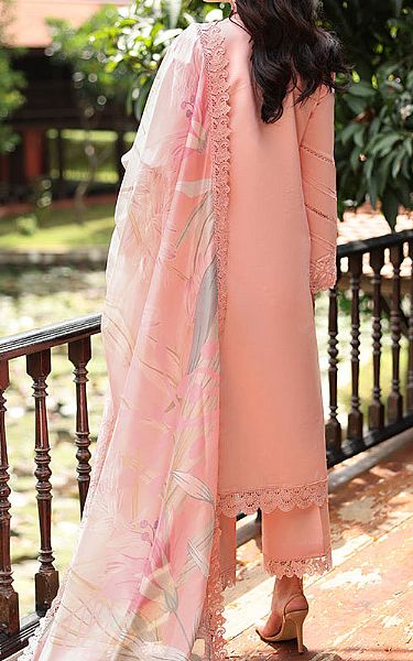 Rang Rasiya Peach Lawn Suit | Pakistani Lawn Dress in USA- Image 2