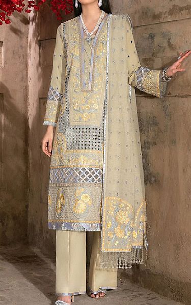 Rang Rasiya Ash White Lawn Suit | Pakistani Dresses in USA- Image 1