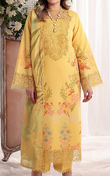 Rang Rasiya Sand Gold Lawn Suit | Pakistani Lawn Dress in USA- Image 1