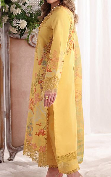 Rang Rasiya Sand Gold Lawn Suit | Pakistani Lawn Dress in USA- Image 2