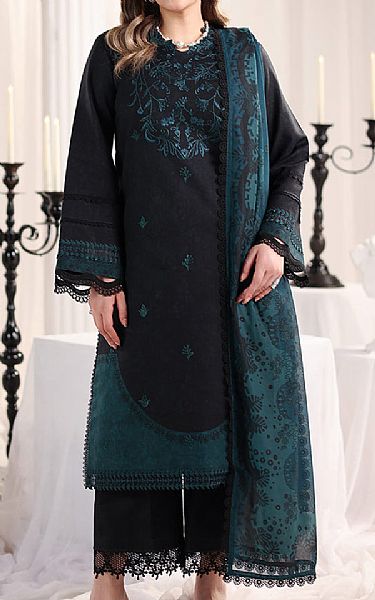 Rang Rasiya Black Lawn Suit | Pakistani Lawn Dress in USA- Image 1
