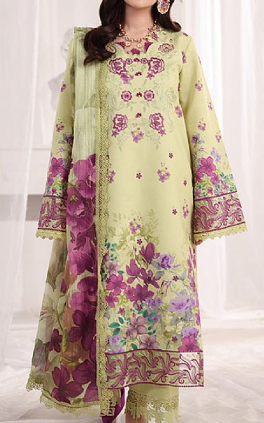 Rang Rasiya Green Mist Lawn Suit | Pakistani Lawn Dress in USA- Image 1