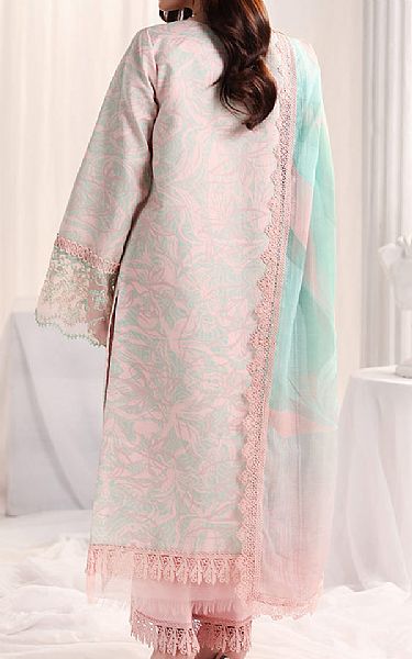Rang Rasiya Pale Aqua/Pale Pink Lawn Suit | Pakistani Lawn Dress in USA- Image 2
