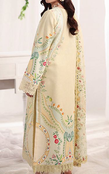 Rang Rasiya Cream Lawn Suit | Pakistani Lawn Dress in USA- Image 2