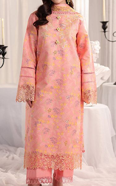 Rang Rasiya Salmon Lawn Suit | Pakistani Lawn Dress in USA- Image 1